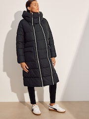 Black Maternity Shower Resistant Coat - Image 2 of 5
