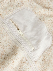 Cream Maternity Before and After Borg Jacket - Image 9 of 10