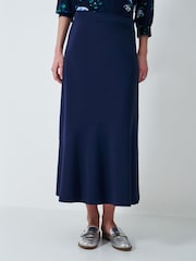 Crew Clothing Company Blue Cara Ponte Skirt - Image 1 of 5