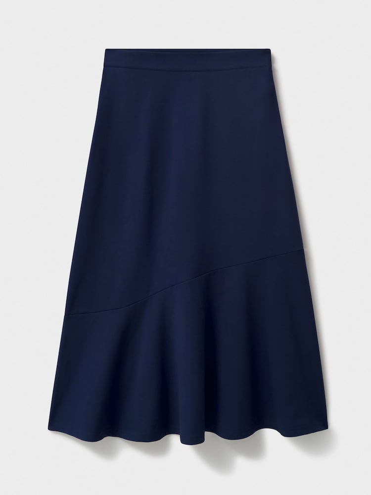 Crew Clothing Company Blue Cara Ponte Skirt - Image 5 of 5