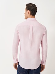 Crew Clothing Pink Long Sleeve Linen Shirt - Image 2 of 5