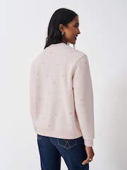 Crew Clothing Company Pink Supersoft Crew Neck Sweatshirt - Image 2 of 5