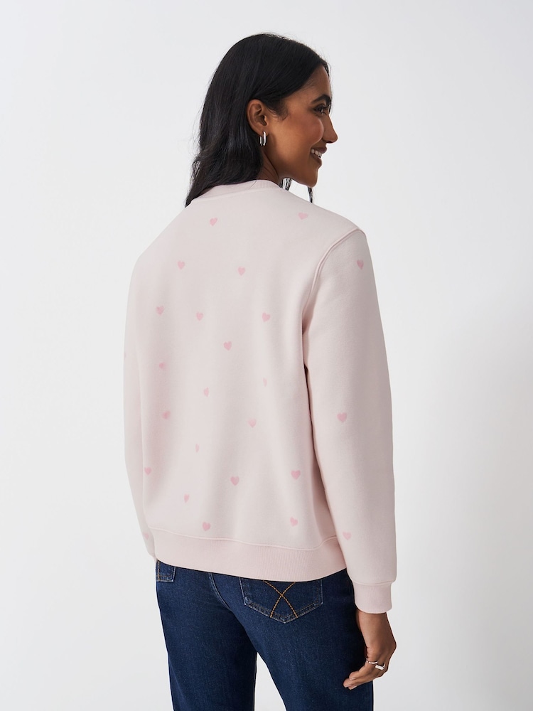 Crew Clothing Company Pink Supersoft Crew Neck Sweatshirt - Image 2 of 5