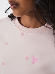 Crew Clothing Company Pink Supersoft Crew Neck Sweatshirt - Image 4 of 5