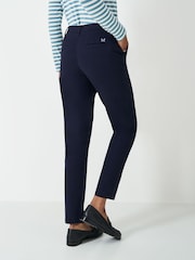 Crew Clothing Blue Salcombe Chino Trousers - Image 2 of 5