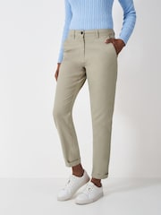 Crew Clothing Natural Salcombe Chino Trousers - Image 1 of 5
