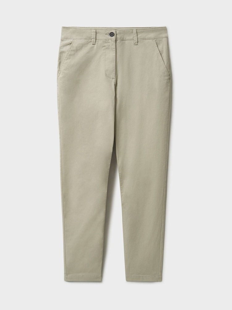 Crew Clothing Natural Salcombe Chino Trousers - Image 5 of 5
