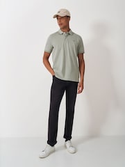 Crew Clothing Green Oxford 100% Cotton Polo Shirt - Image 3 of 5