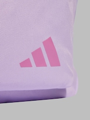 adidas Purple 3 Stripe Pencil case & Backpack - Image 5 of 6