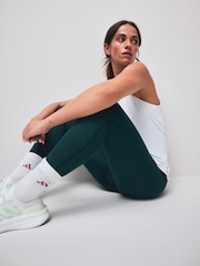 adidas Green All Me Essentials 1/1 Leggings - Image 3 of 4