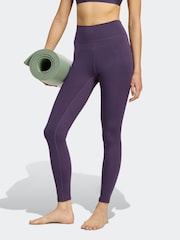 adidas Purple All Me Essentials 1/1 Leggings - Image 1 of 6