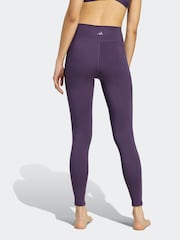 adidas Purple All Me Essentials 1/1 Leggings - Image 2 of 6