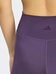 adidas Purple All Me Essentials 1/1 Leggings - Image 5 of 6