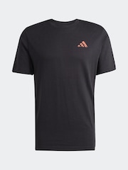 adidas Black Doodle Hunt Hike Graphic T-Shirt - Image 6 of 6