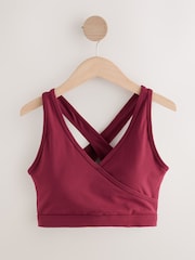 Burgundy Red Maternity Nursing Sports Bra - Image 6 of 8