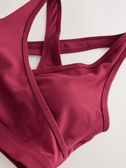 Burgundy Red Maternity Nursing Sports Bra - Image 8 of 8