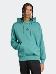 adidas Green Essentials Feelcozy Fleece Hoodie - Image 1 of 6