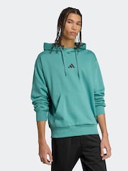 adidas Green Essentials Feelcozy Fleece Hoodie - Image 3 of 6