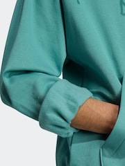 adidas Green Essentials Feelcozy Fleece Hoodie - Image 5 of 6