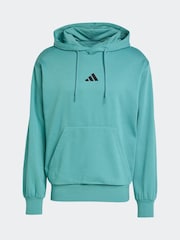 adidas Green Essentials Feelcozy Fleece Hoodie - Image 6 of 6