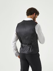 Skopes Black Farnham Single Breasted Suit Waistcoat - Image 2 of 4