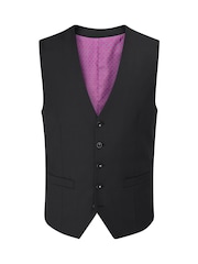 Skopes Black Farnham Single Breasted Suit Waistcoat - Image 3 of 4