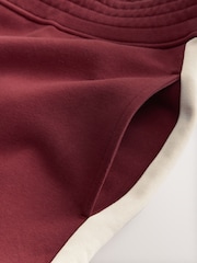 Burgundy Red Maternity Wide Leg Joggers - Image 8 of 9