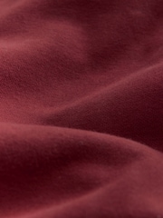Burgundy Red Maternity Wide Leg Joggers - Image 9 of 9