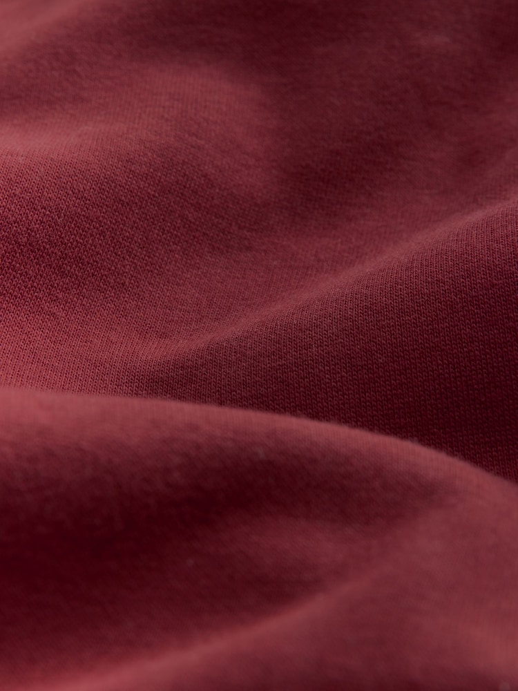 Burgundy Red Maternity Wide Leg Joggers - Image 9 of 9