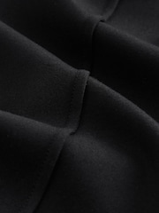 Preto - Leggings Ponte de perna larga para maternidade - Imagem 8 de 9