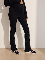 Black Maternity Knitted Trousers - Image 2 of 9
