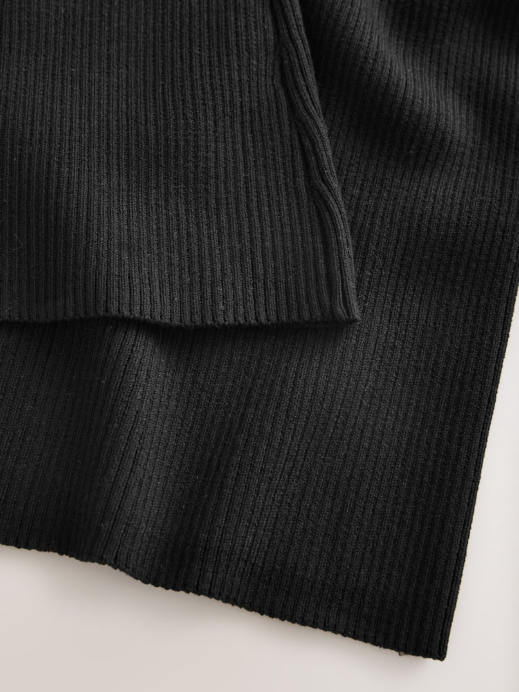 Black Maternity Knitted Trousers - Image 9 of 9