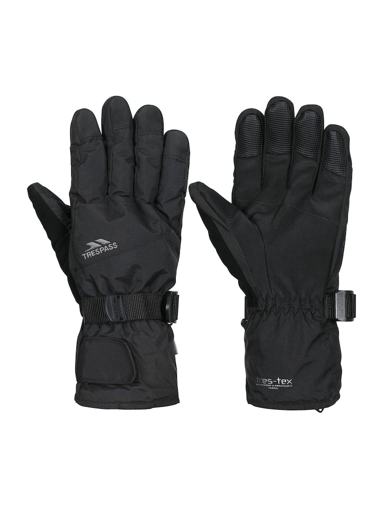 Trespass Ergon II Winter Adult Black Gloves - Image 1 of 2