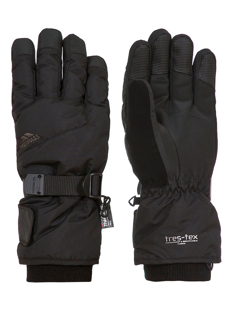 Trespass Ergon II Winter Adult Black Gloves - Image 2 of 2