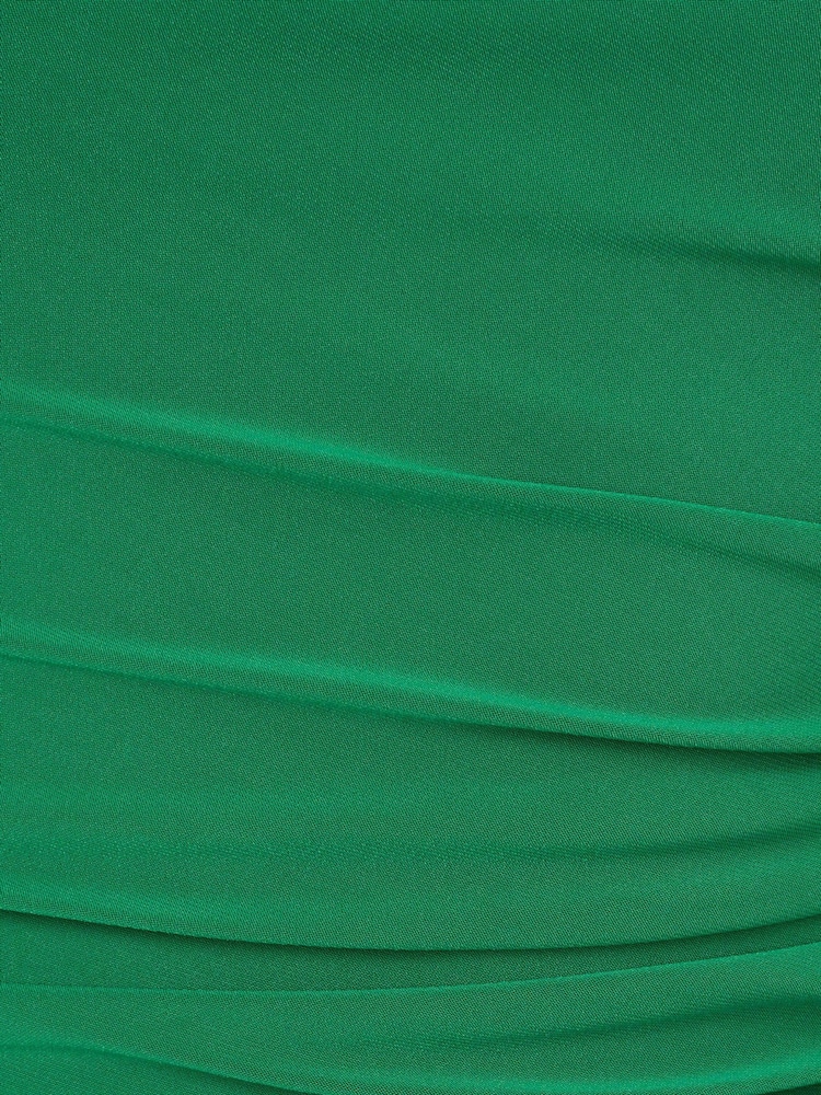 Adrianna Papell Green Tulip Hem Short Dress - Image 7 of 7