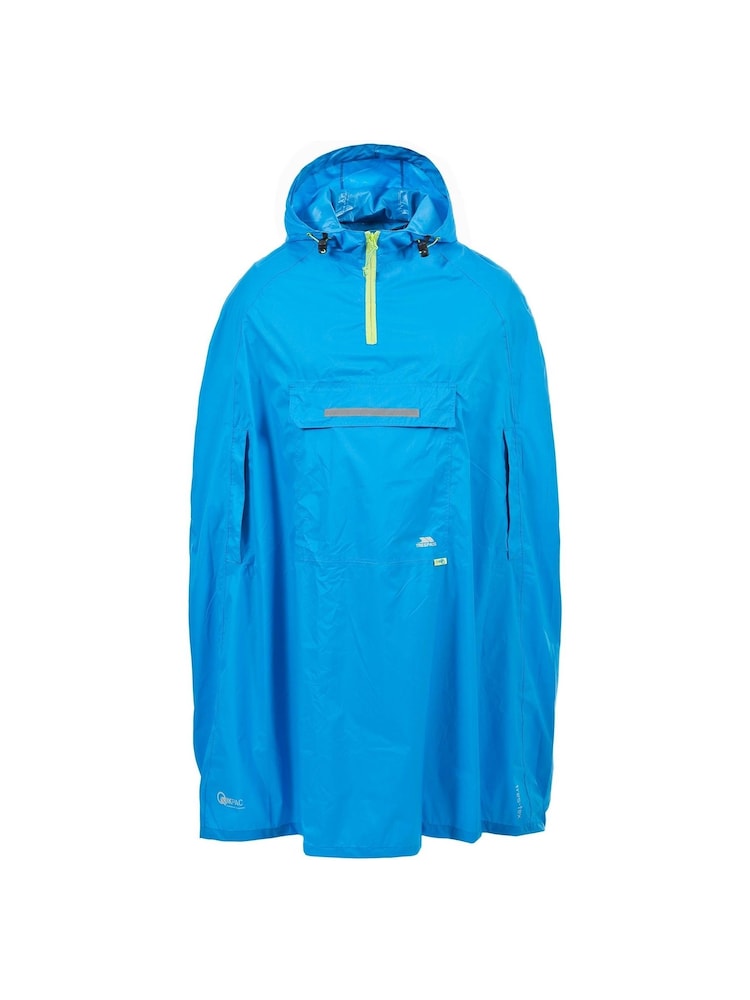 Trespass Unisex Grey Qikpac Packaway Poncho - Image 1 of 2