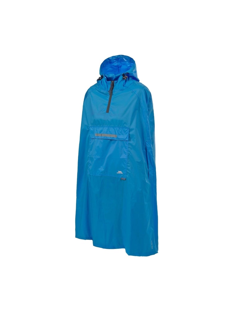 Trespass Unisex Grey Qikpac Packaway Poncho - Image 2 of 2