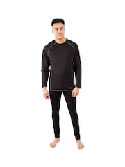 Trespass Adults Sandler Black Base Layer Set - Image 2 of 5