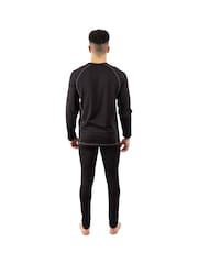 Trespass Adults Sandler Black Base Layer Set - Image 3 of 5
