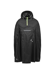 Trespass Unisex Qikpac Packaway Black Poncho - Image 1 of 3