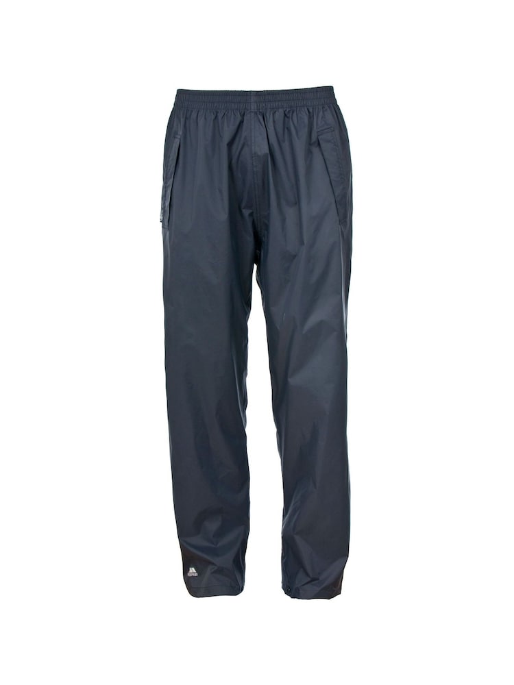 Trespass Unisex Blue Qikpac Packaway Trousers - Image 1 of 2