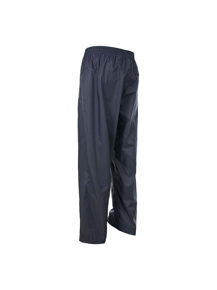 Trespass Unisex Blue Qikpac Packaway Trousers - Image 2 of 2