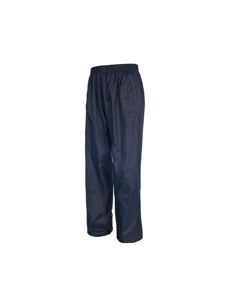 Trespass Unisex Blue Qikpac Packaway Trousers - Image 1 of 2 Trespass Unisex Blue Qikpac Packaway Trousers - Image 1 of 2