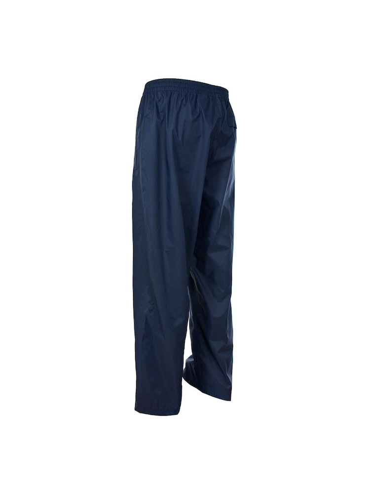 Trespass Unisex Blue Qikpac Packaway Trousers - Image 2 of 2