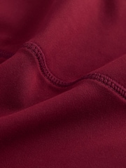 Burgundy Red Maternity Sports Leggings - Image 3 of 7