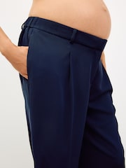 Navy Blue Maternity Trousers - Image 5 of 9