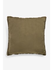 Tiger Cut Faux Fur Cushion - صورة 4 من 5