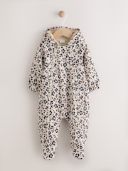 Animal Printed Hooded - Nylon Baby Pramsuit (0mths-2yrs) - Bild 1 von 6