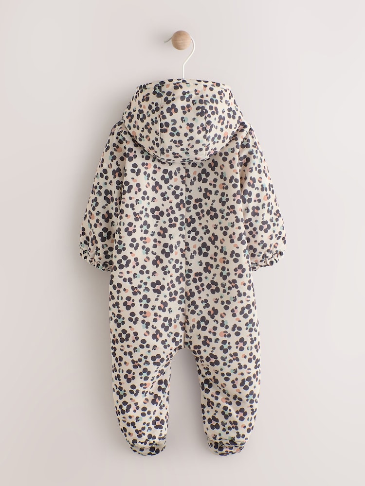 Animal Printed Hooded - Nylon Baby Pramsuit (0mths-2yrs) - Bild 2 von 6