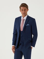 Blauw - Skopes Slim Fit Milan Suit Jacket - Image 1 of 4